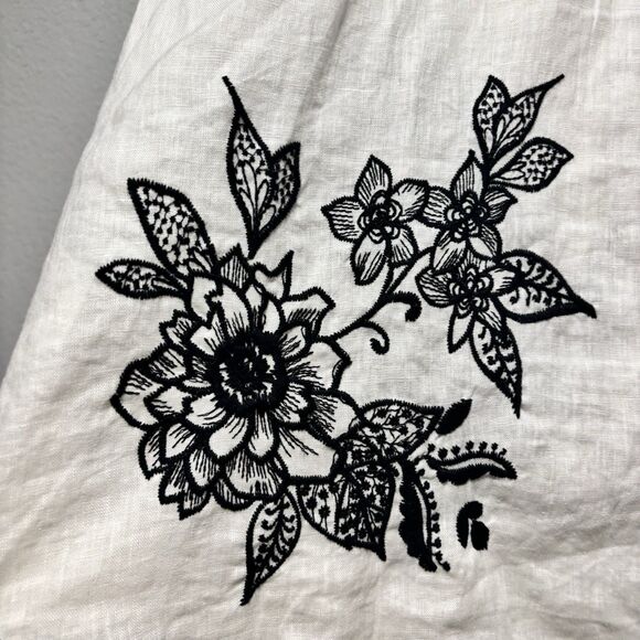 Johnny Was Addison Kimono Sleeve Shirt Floral Embroidery Large Embroidered Sun - Picture 11 of 14